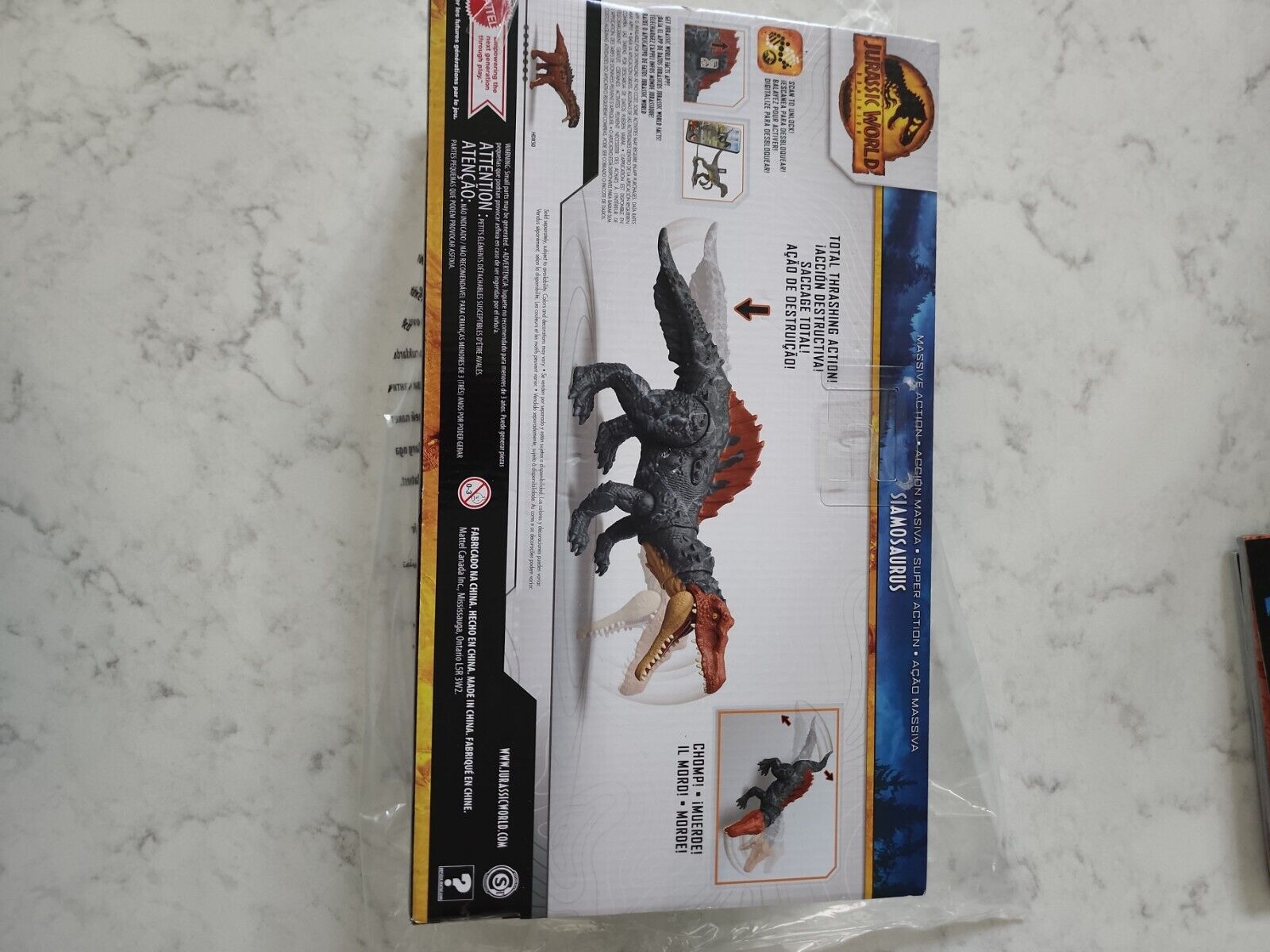 Dinossauro Siamosaurus Ação Massiva Jurassic World Dominion Mattel - Mattel  - Brinquedos e Games FL Shop