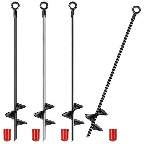 Auger Drill Bit For Planting 4Pack Garden Auger Post Hole Digger