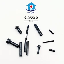 11 Pcs 1911 Pin Set Durable Steel Complete Standard 1911 Combo Kit Parts Black