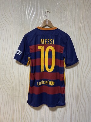 BARCELONA 2015 2016 HOME SHIRT JERSEY NIKE 658794-422 sz M