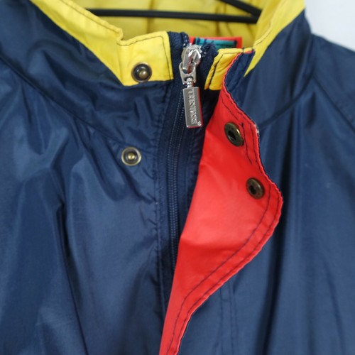 Herren Jacke Large TRESPASS Vintage Blau Windbreaker Regenschutzsystem - Bild 5 von 12