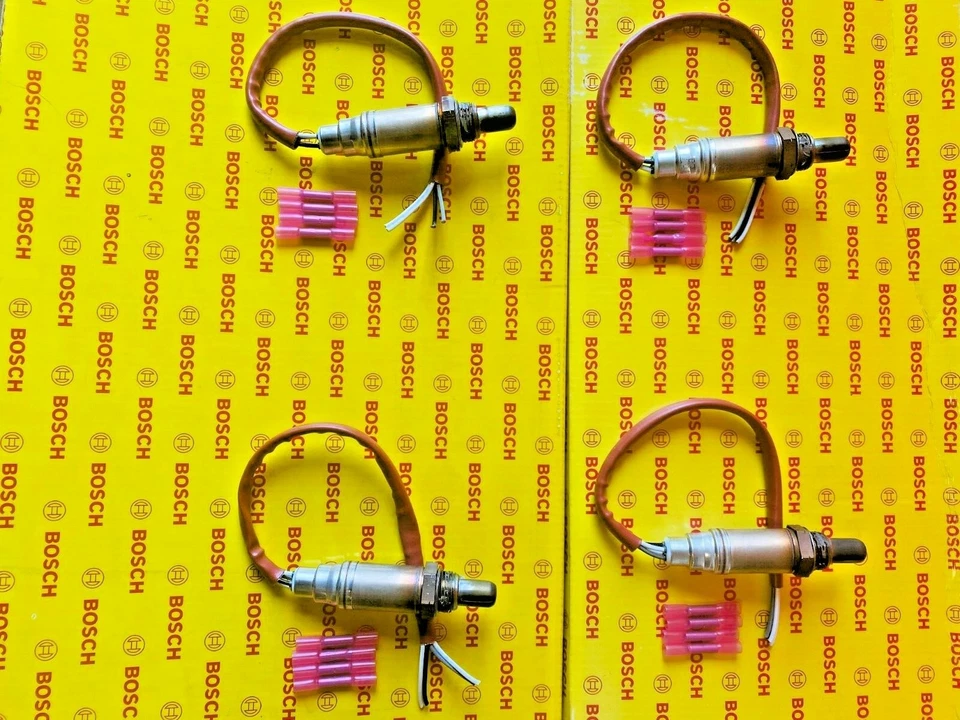 Juego de 4 sensores de oxígeno O2 Bosch nuevos para BMW 525i L6 2001 2002 2003 2,5 L sin caja Foto 2 de 4