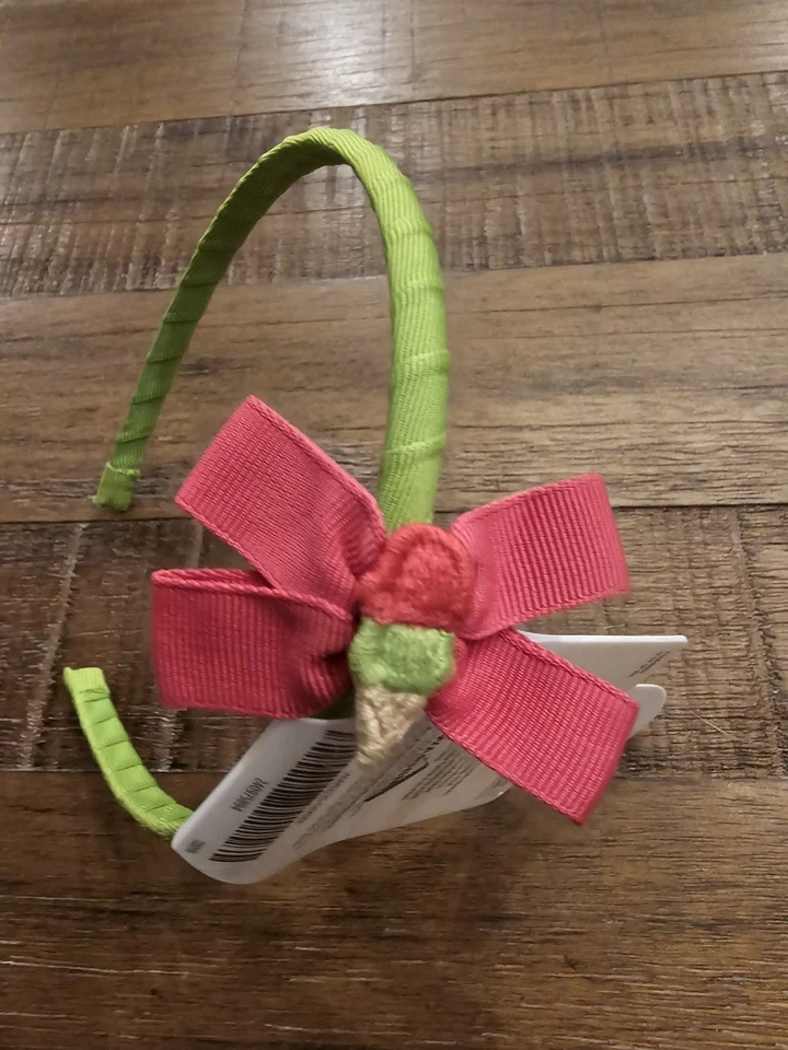 Diadema Gymboree Helado Sweetie Lazo Niña Nueva con Etiquetas Foto 3 de 4