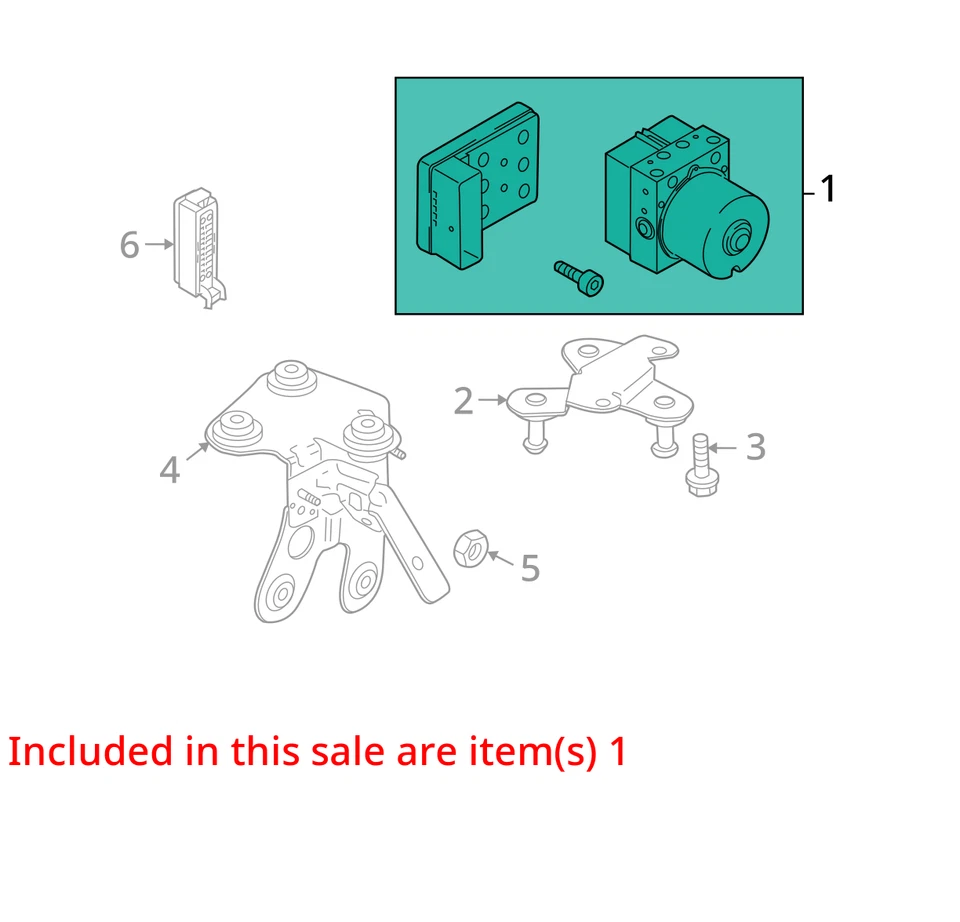 Audi TT 2010 ABS bomba actuador de freno antibloqueo fabricante de equipos originales 92 k millas - LKQ412390828 Foto 4 de 4