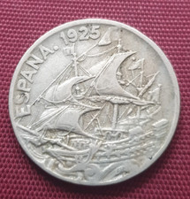 ESPANA  SPAIN 25 CENTIMOS 1925 - CARABA - KING ALFONSO XIII