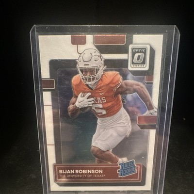 Panini 2023 Chronicles Draft Picks Bijan Robinson #20 Donruss Optic Rated RC