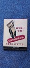 WVNJ RADIO STATION......SCARCE ON THIS CONDITION... NJ..1950S...UNSTRUCK MATCHES — photo 3
