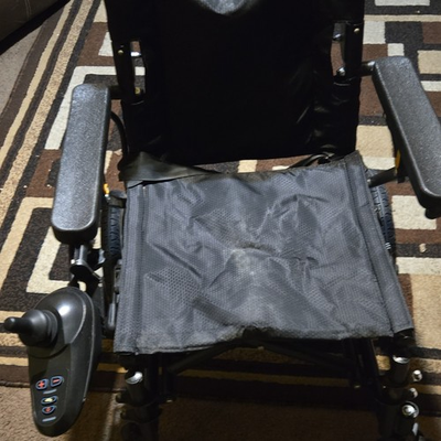 #ad #ad Black Electric Power Wheelchair 4 Wheel w Joystick Control amp; Armrests $200.00