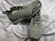 Timberland PRO Men's US 8.5 Green Radius Knit Composite Safety Toe Slip On Shoe