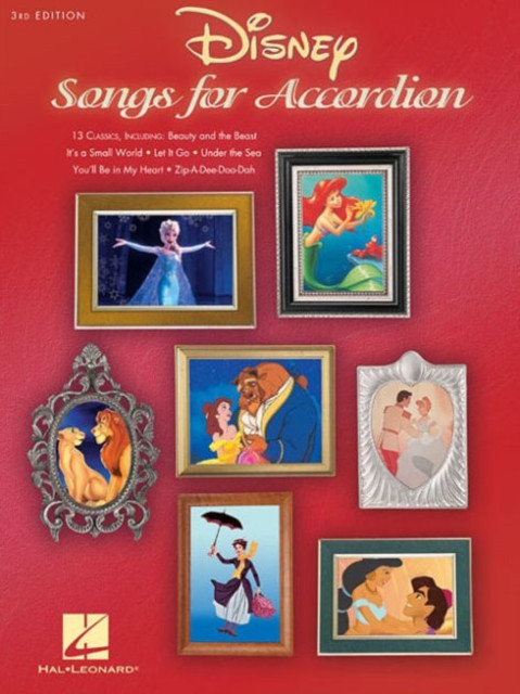Disney Songs for Accordion by Hal Leonard Publishing Corporation (Book)