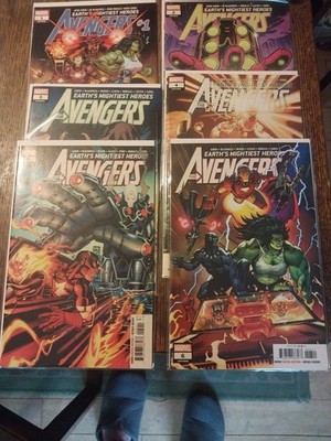 Marvel Comics Avengers Earth mightiest heroes comic lot McGuinness Thor Iron Man