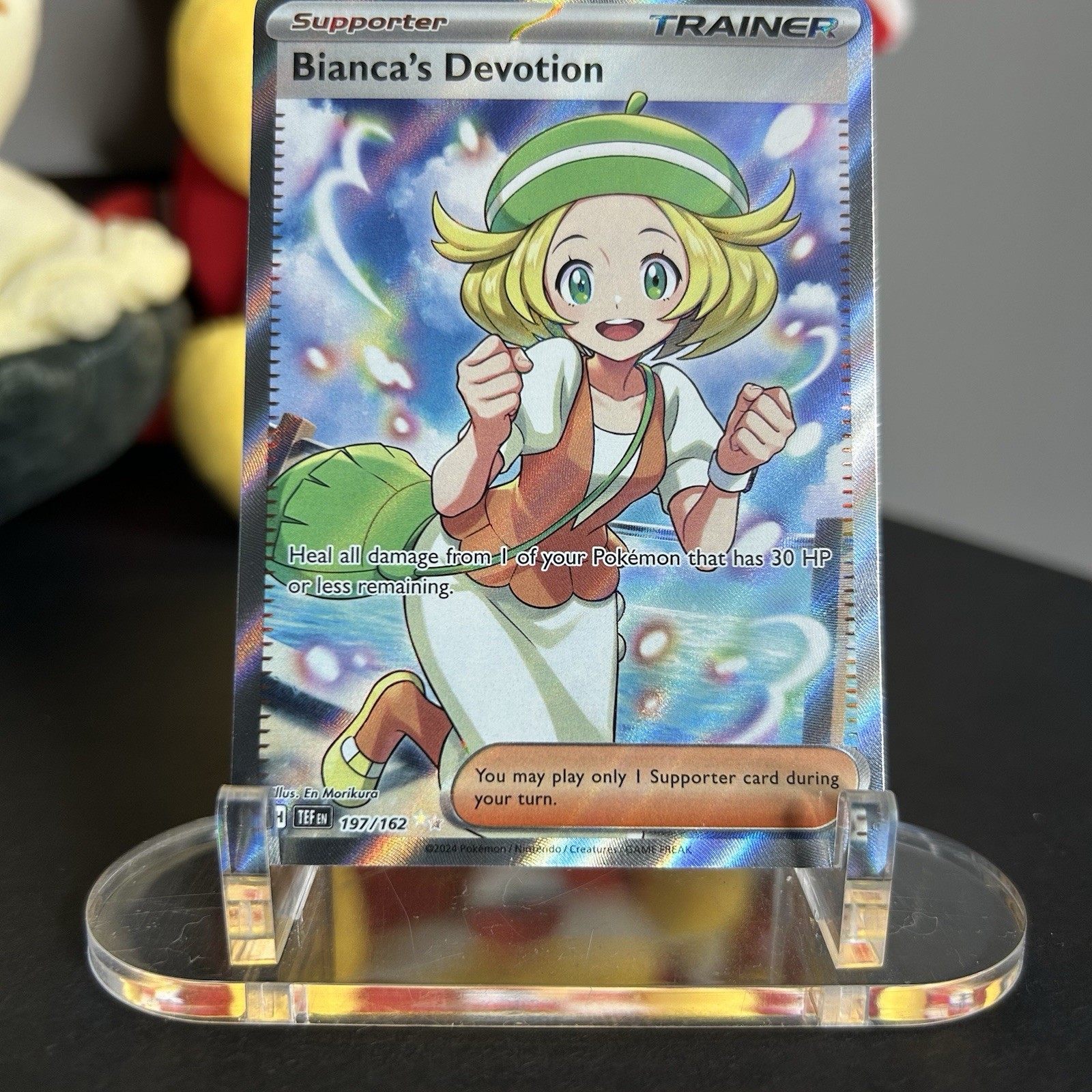 Pokemon Card TCG - Bianca's Devotion 197/162 Full Art Trainer Temporal Forces NM