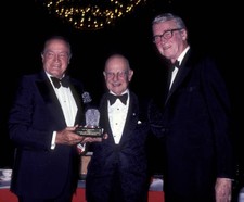 Bob Hope, James Doolittle & Jimmy Stewart at USO Dinner Gala - 1981 Old Photo