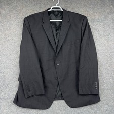 Jos A Bank Suit Jacket Mens 50R Gray Wool Executive Traditional Fit Two Button