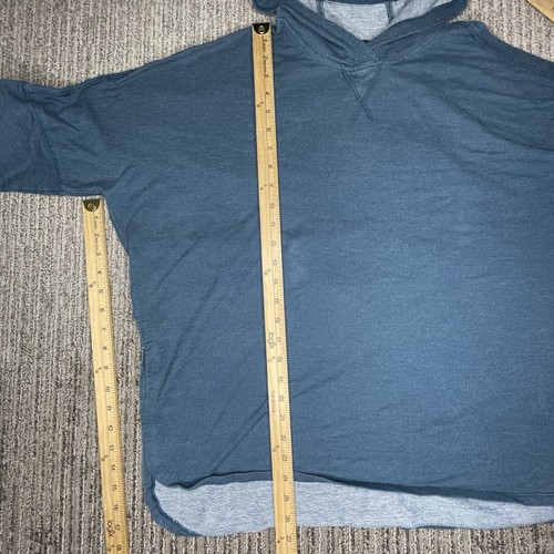 The North Face Size L Women Hoodie Pullover Long Sleeve Blue - Picture 3 of 12