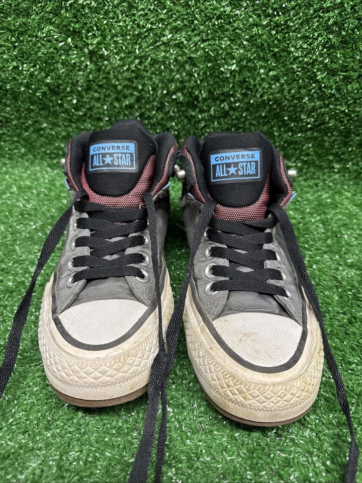 匡威 Converse Chuck Taylor All Star Street Boot Hi Youth 4.5M 6.5W 灰色 161470C — 第 2/4 张图片