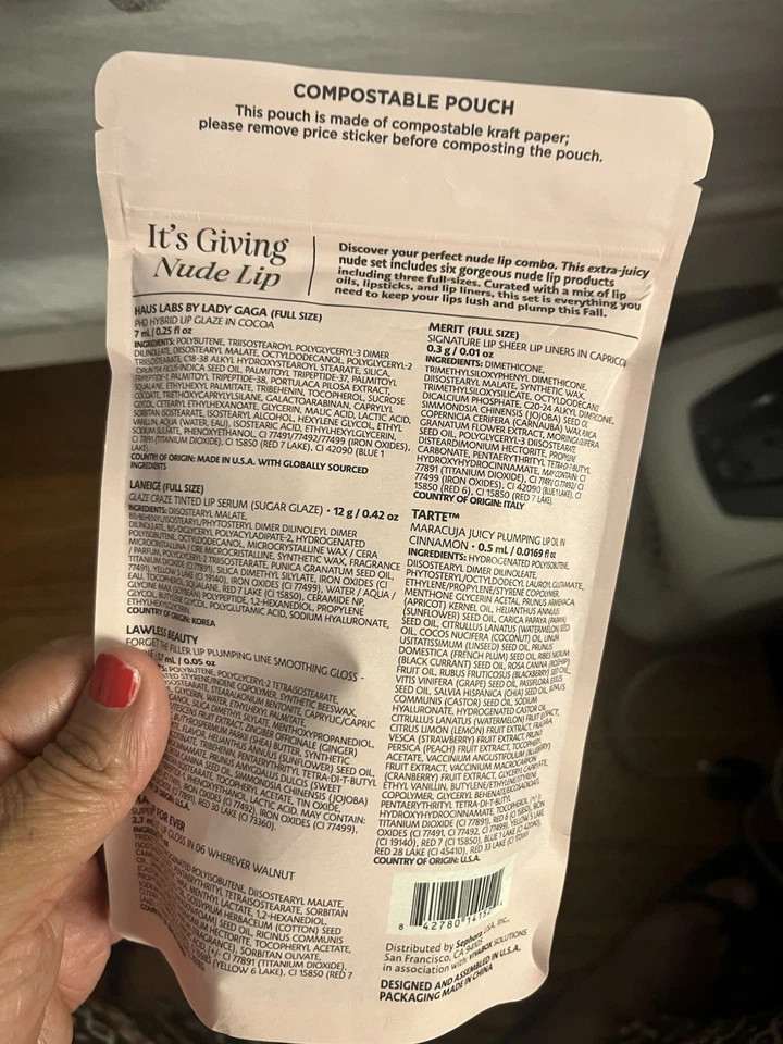 Sephora Favorites  Nude Lip Kit 7 Piece Set 2025. New - Image 2 of 2