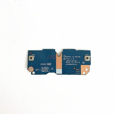 HP 15-DA 15-DB TPN-C135 TPN-C136 Touchpad Button Board without Cable LS-G073P #y