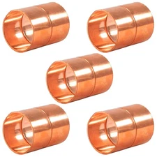 Appli Parts AP-A118B5 1-1/8 in Wrot Copper Coupling fitting CxC Sweat connection