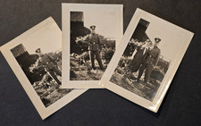 Lot 3 WWII German Wehrmacht Army Soldiers military Photos Uniform Portraits