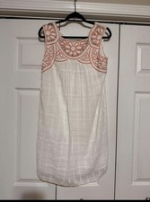 Chelsea And Violet Dress Small White Lace Fully Sleeveless medium