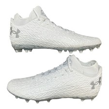 Under Armour VVS Spotlight Clone 4 MC Football Cleats Men’s 14 White 3027298-100