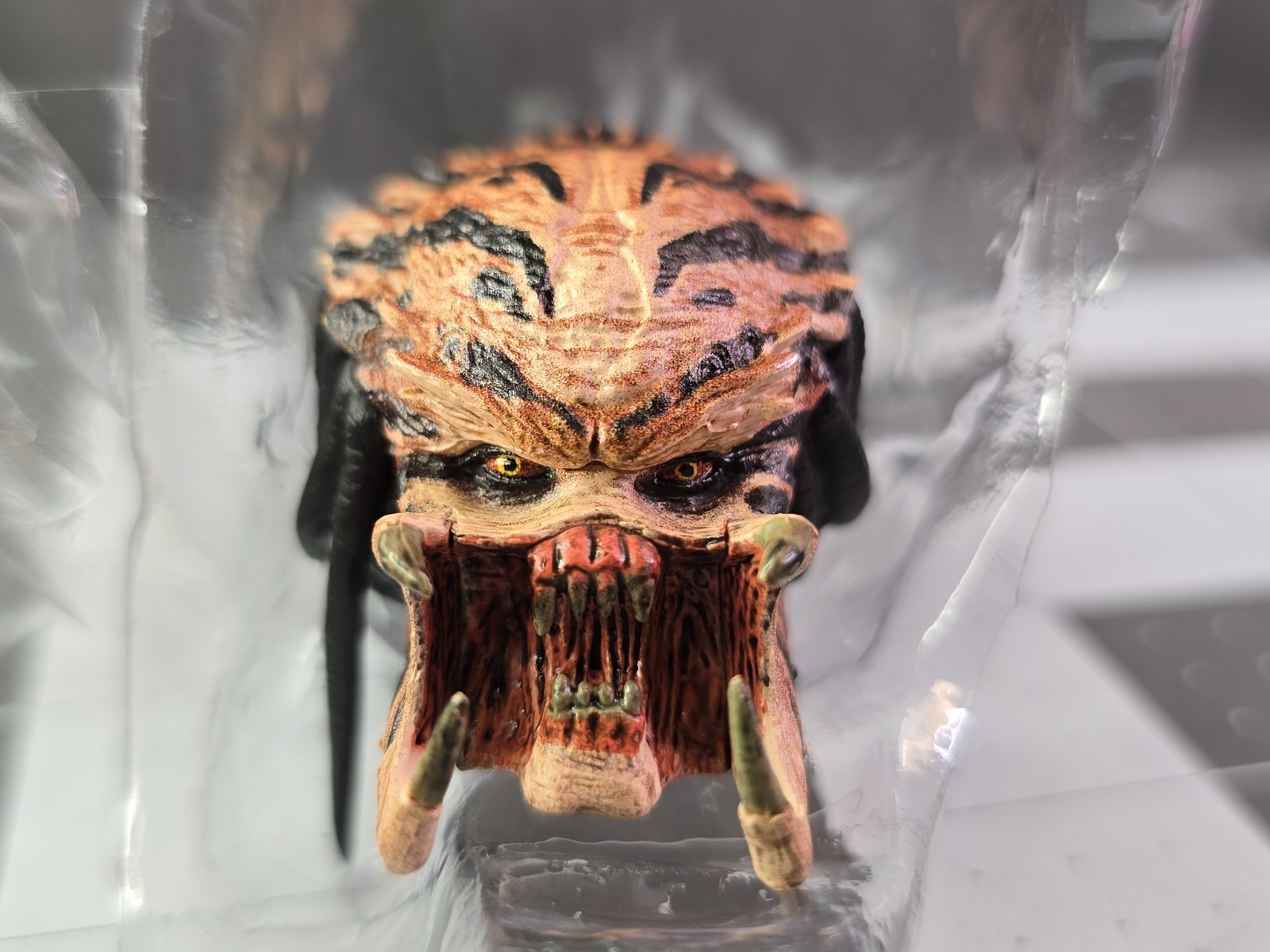 NECA Predator custom figure fodder Samurai UNMASKED HEAD accessory