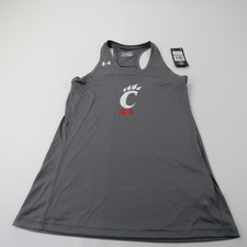 Cincinnati Bearcats Under Armour HeatGear Sleeveless Shirt Women's Gray New