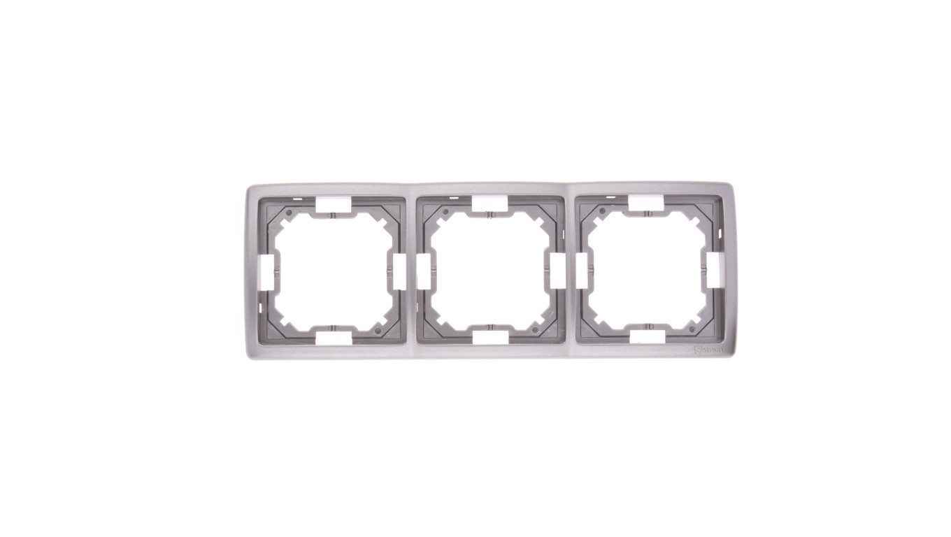 Simon Basic Standard Triple Frame Universal Stainless BMR3/21