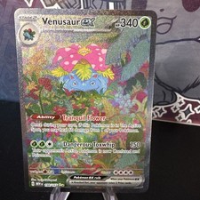 Pokémon Venusaur ex 198/165 Scarlet & Violet 151 Full Art Holo EX Rare Card on eBay