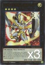 3X Yugioh Number 39: Utopia, Emissary of Ligh...