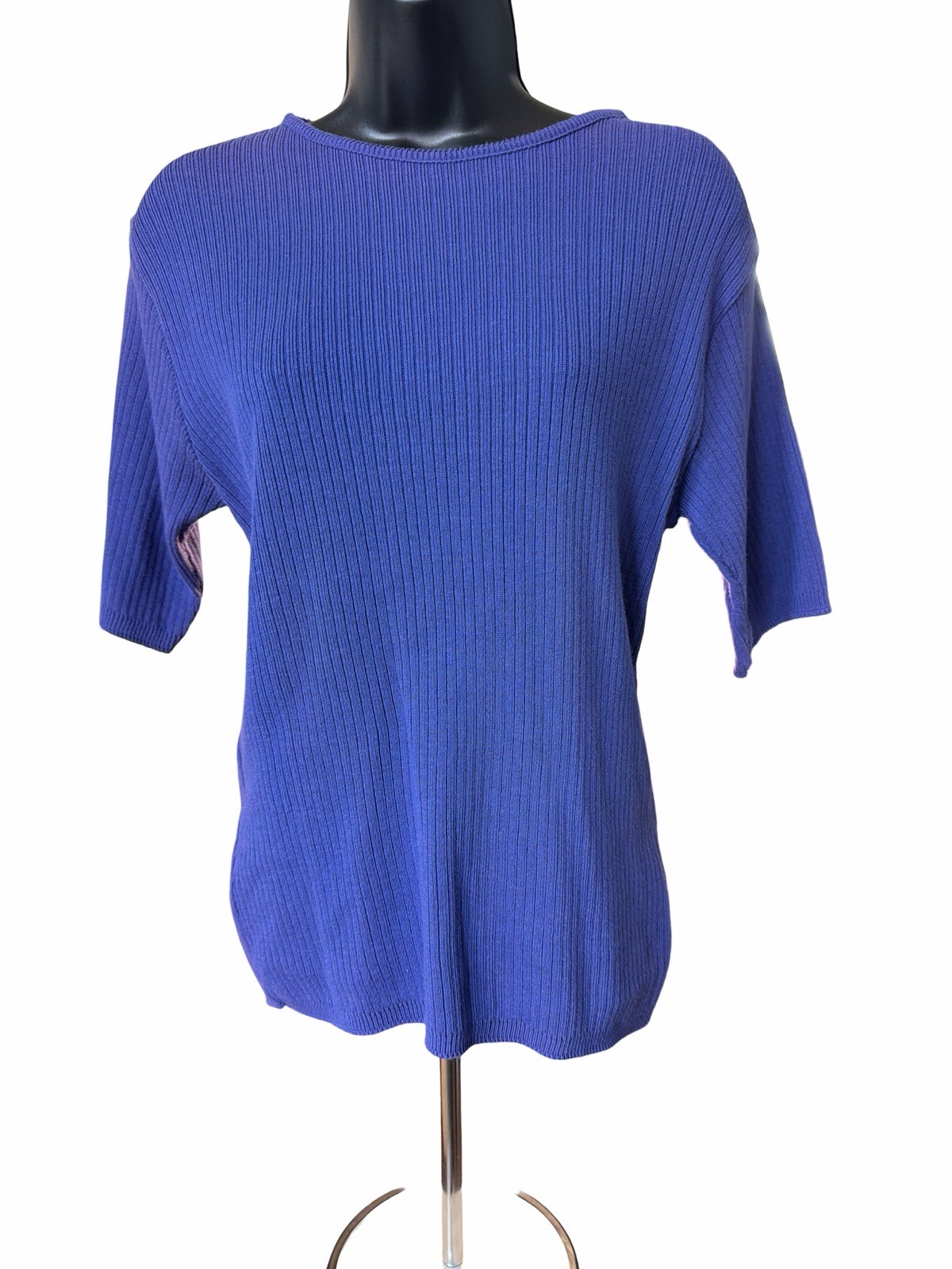 Pendleton Classic Ribbed Knit Sweater Womens M Pu… - image 2