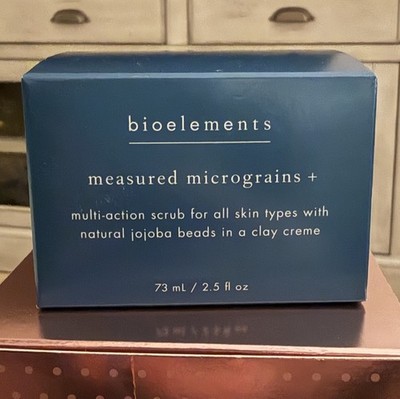 Bioelements~Measured Micrograins+ Multi-Action Scrub For All Skin Types~2.5oz