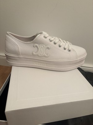 Celine Jane Laced Plateau Sneakers Gr. 39