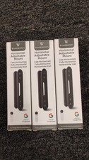 Lot of 3 Wasserstein Horizontal Adjustable Mount Google Nest Doorbell - New, B2