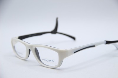 NEW CENTROSTYLE 15866 WHITE BLACK AUTHENTIC EYEGLASSES 50-18