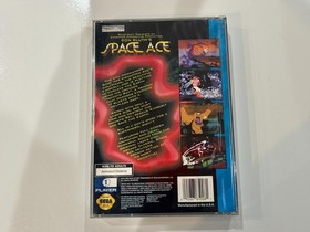 Space Ace (Sega CD, 1994) Complete CIB in Box w Manual + Reg Card + Foam N MINT