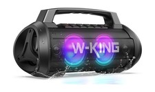 W-KING Portable Speakers Bluetooth Wireless, 120W Max Loudest Bluet... Fast Ship