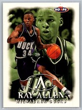 1998-99 Hoops Basketball #46 Ray Allen - VG - Milwaukee Bucks