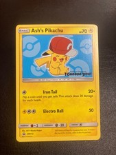 Ash's Pikachu SM113 Promo SM Promos Pokemon on eBay