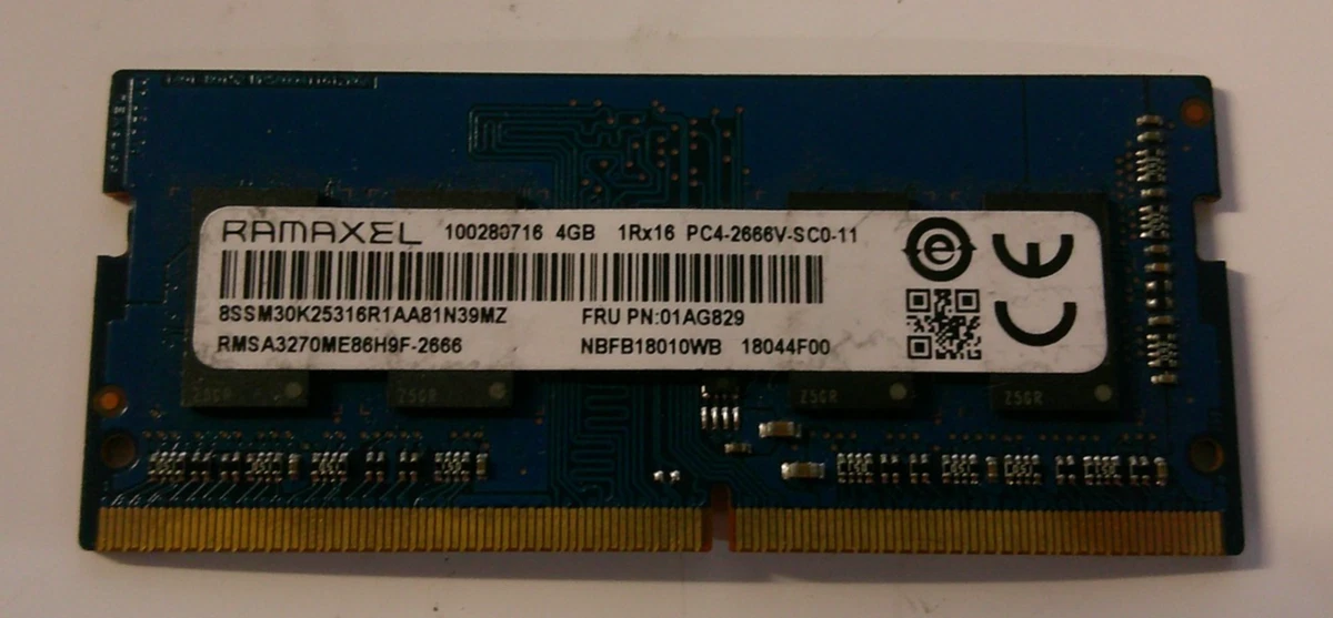 Ramaxel ddr4 4 go 2666 mhz mémoire pour ordinateur portable 4
