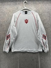 Adidas Indiana Hoosiers Sweatshirt Men Small Gray NCAA University Fleece Vintage