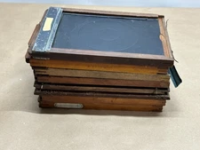 5x7 Wooden Cut Sheet Film Holders - For Large Format Camera, Graflex  *AS-IS*