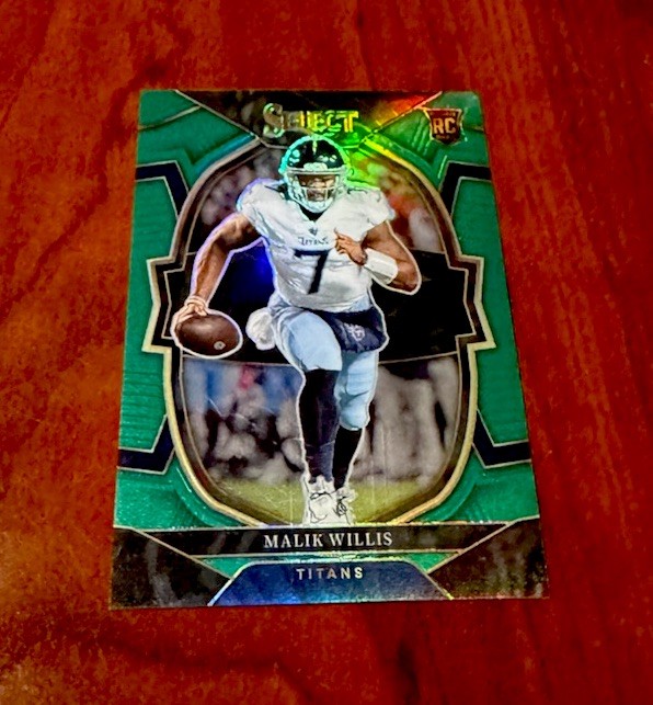 2022 Malik Willis 2/5 Panini Select Green Concourse #38 Green Prizm (RC)