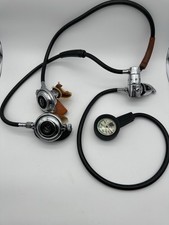 Vintage Scuba Pro Regulator Set With Sherwood PSI Gauge 3000 Yolk Scuba Diving