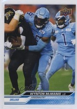 2024 Upper Deck CFL Deluxe 57/250 Wynton McManis #78 6kv