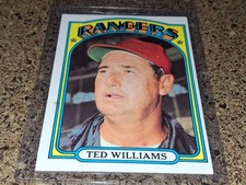 1972 TOPPS BB #510 TED WILLIAMS