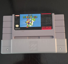 Nintendo Super Mario World SNES Game Cartridge NTSC-U/C US/Canada Platformer