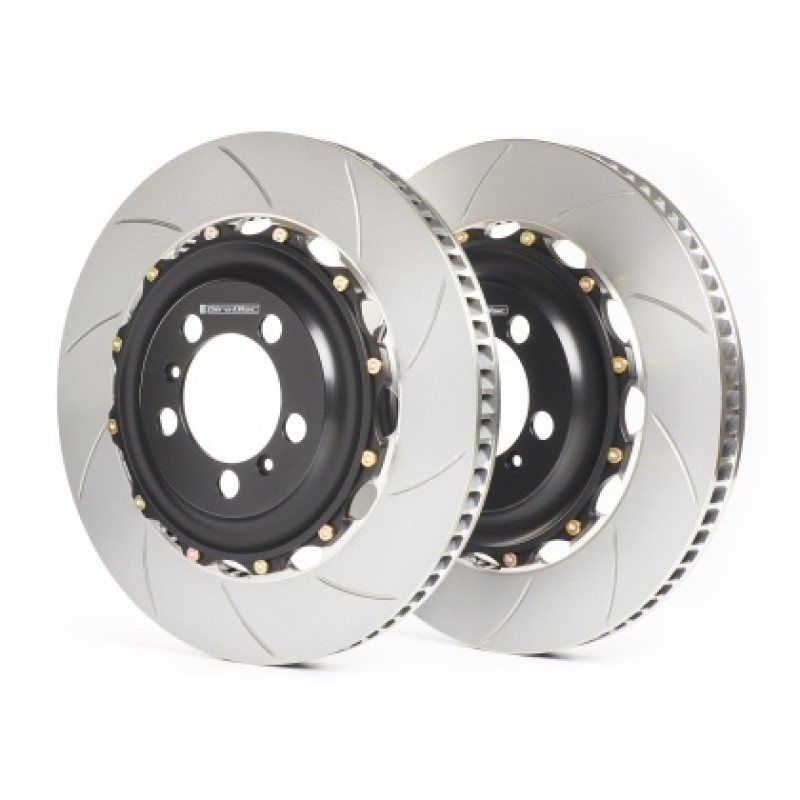 GiroDisc A2-388 2-Piece Slotted Rear Rotors Lotus Emira 350mm 22-25 V6 & AMG i4