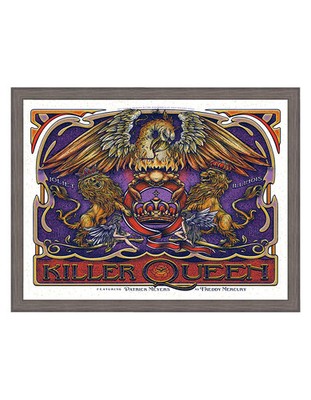 Killer Queen Joliet 2023 SIGNED Screen Print Gig Poster Ltd Edition x/15 Concert